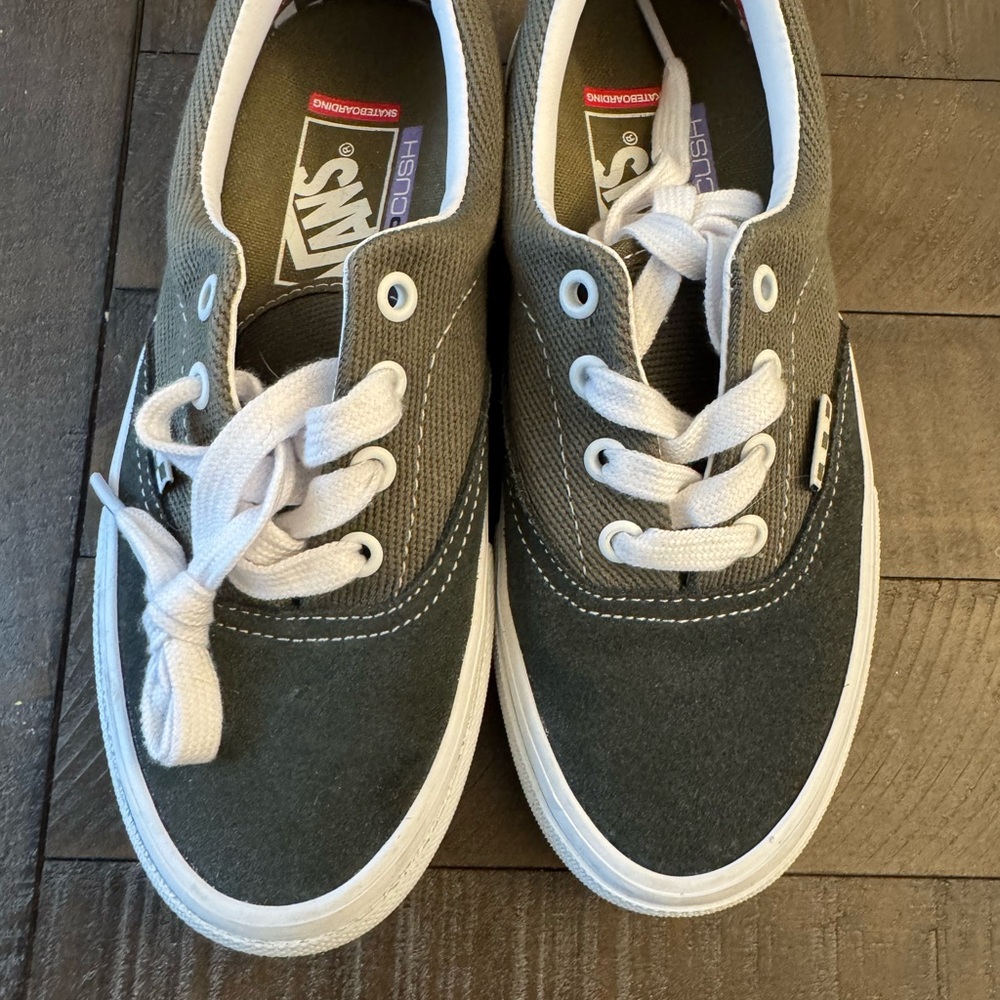 Vans Kids Two-Tone Gray Sneakers